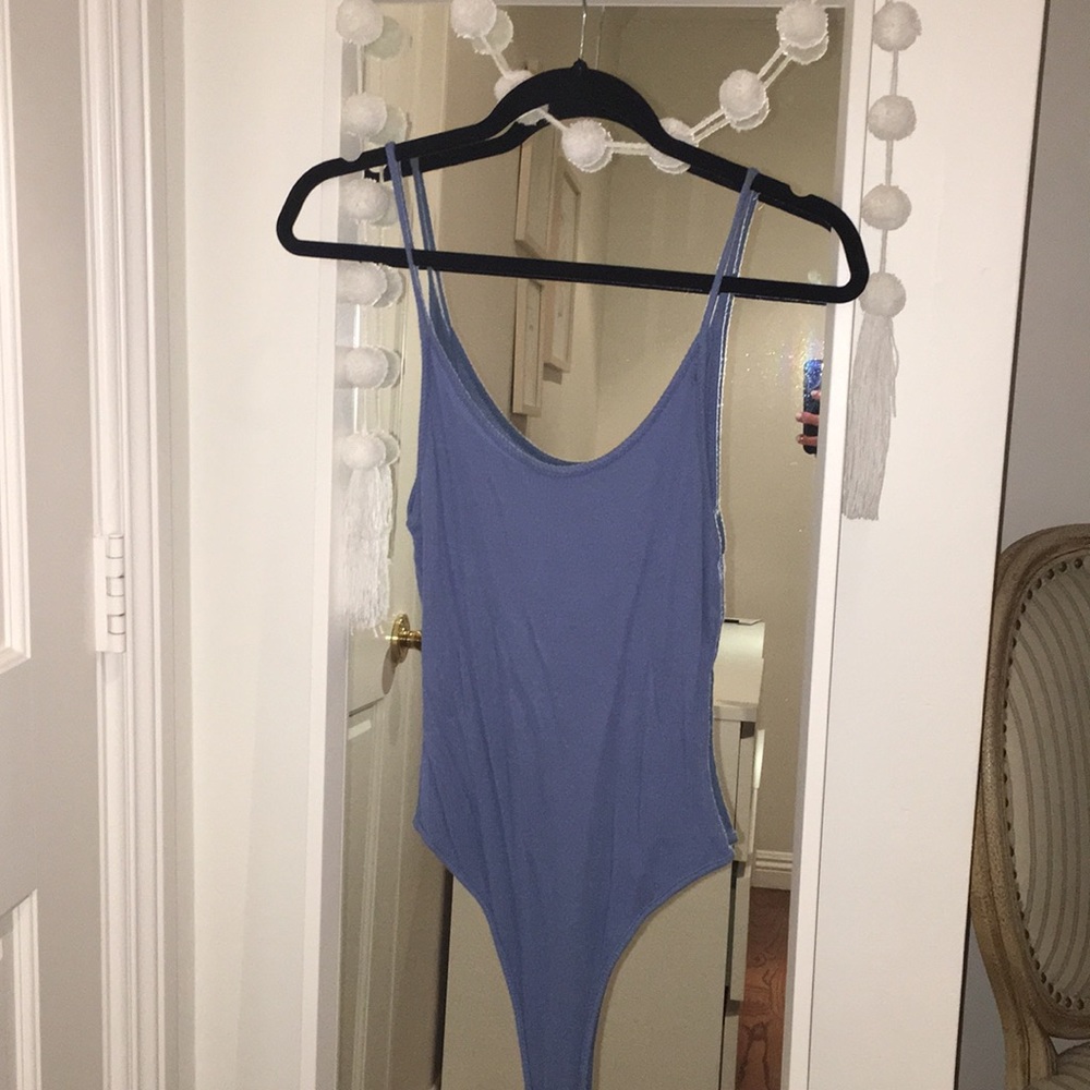 Blue One Piece Top